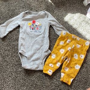 Baby girl matching set